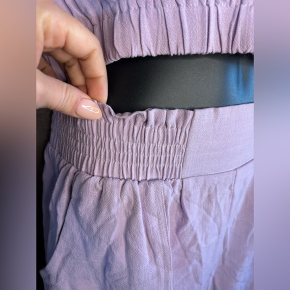 Automet womens Sleeveless Round Neck Crop Tank Top and High Waisted Short NWT - Picture 12 of 12